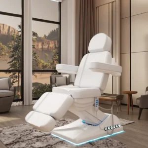3/4 Motor Modern Massage Chair With Armrests for Beauty Salon Luxury Facial Electric Massage Bed for Esthetician Medical Spa