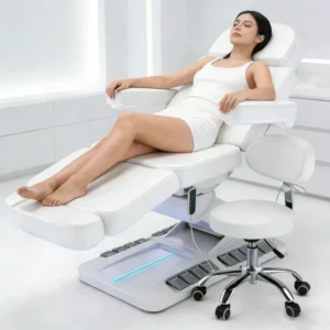 3 Motors Facial Bed Electric Massage Table Reclining Beauty Salon Aesthetic Stretcher