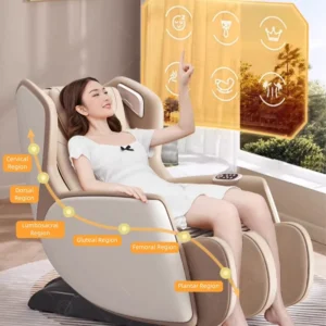 3D 4D Sl Track Full Body Kneading Shiatsu Electric Small Mini Office Home Massage Sofa Chair