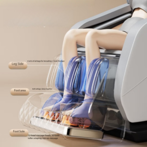 3D Deep Tissue Roller Massage Chair Simulates Real Masseur Kneading Hands