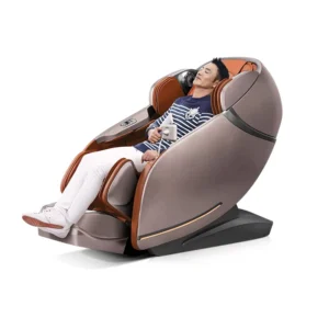 3D Full Body Zero Gravity Stretching Shiatsu Heat Massage Chair with Intelligent Voice Function