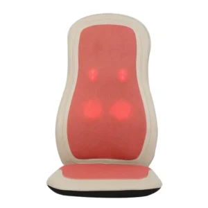 3D Kneading Full Back Massager with Heat Adjustable Air Compress Massage Chair Pad