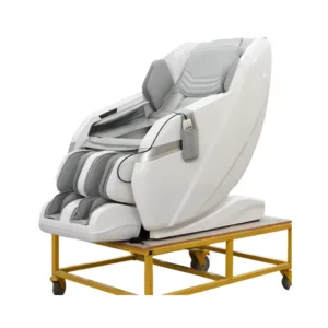 3D Modern Leather Back Massage Chair with Zero Gravity Technology Shiatsu Human Touch for Waist and Neck