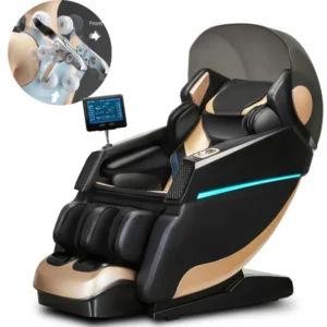 3D Rocking Shiatsu Luxury Leather Zero Gravity Full Body SPA Home Use Massage Chair 4D with Head Massage