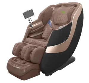 3D Zero Gravity Leather Massage Chair Recliner for Body Relaxation