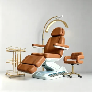 4 Motor Tilt Heating Medical Podiatry Treatment Clinic Aesthetic Tattoo Spa Beauty Salon Facial Lash Bed Electric Massage Table