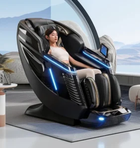 4D 0 Gravity Full Body Luxury Ai Dual Core Electric SL Track Massage Chair