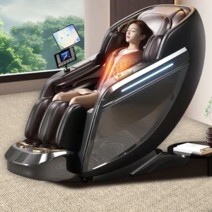 4D Dual Core AI Massage Chair SL Track Dual Mechanism Full Body Zero Gravity Shiatsu Electric Massage Sofa Chair CE