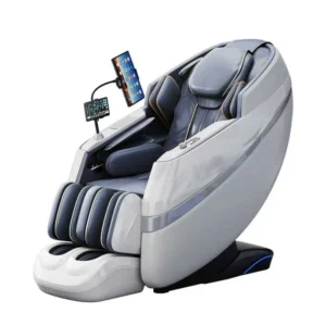4D Dual Core Massage Chair Full Body Airbag Zero Gravity SL Track Jade Stone Heat Therapy Leg Foot Calf Bluetooth Home Office