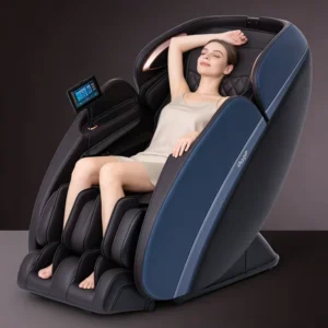 4D Dual Core Massage Chair with 131cm SL Track Zero Gravity and AI Pressure Detection for Full Body Relaxation