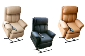 4D Dual Core Synchronous Back Waist Electric Lift Recliner PU Massage Equipment Chair
