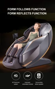 4D Dual Core Synchronous Back Waist Electric Massage Chair Rt8800