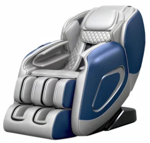 4D Electric Intelligent Voice Control Full Body Massage Chair with Zero Gravity Design Made of PU Leather for SPA and Office
