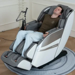 4D Full Body Massage Chair with 12 Auto Programs Massage System Chair Rolling