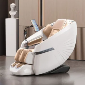 4D Heat Massage Chair Full Body SL Rails 3D Zero Gravity Adjustable Electric Massage Chair SPA Tik Tok Control Button