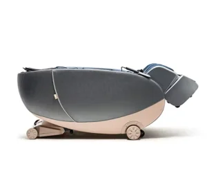 4D Heated Vibrator Physiotherapy Healthcare Massage Chair in Office Electric Robotic Human Touch PU Leather Body Timing Control