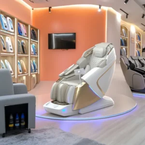 4D Massager Zero Gravity Luxury Sofa Shiatsu Full Body Electric Dual Core Massage Chair