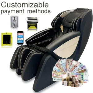 4D Paper Money Currency Operated Vending Massage Chair Coin and Zero Gravity Note