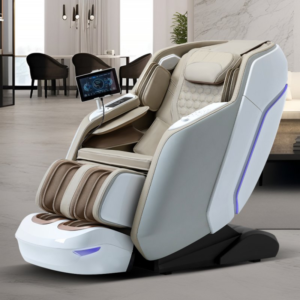 4D Retractable Manipulator Full Body Zero Gravity Wireless Charge Health Detection System ABS Shell Massage Chair for Calf Rub Massager