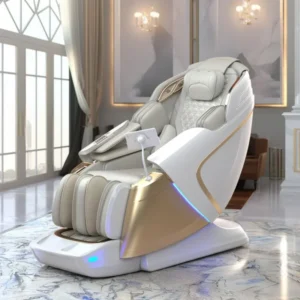 4D SL Track Full Body Health Care Shiatsu Air Pressure Office Massage Chair for Ergonomic Comfort at Work