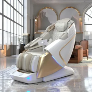 4D SL Track Full Body Office Zero Gravity Electric Massage Chair and Adjustable Height Feature