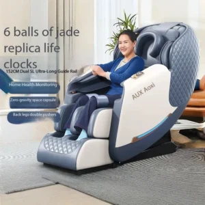 4D SL Track Full Body Zero Gravity Shiatsu Massage Chair with Heat Therapy