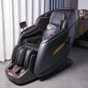 4D SL Track Massage Chair 3D Full Body Zero Gravity Leather Recliner