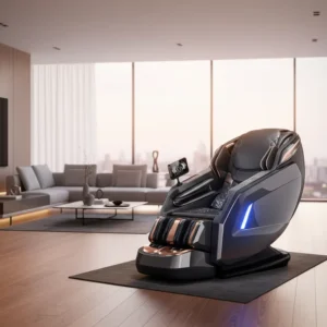 4D SL Track Zero Gravity Full Body Air Massage Chair Luxury Electric Massager Sofa for Home