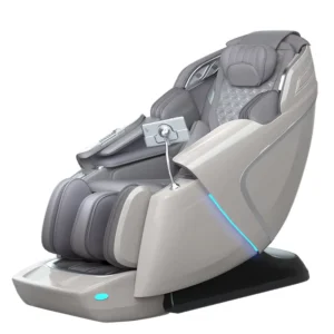 4D Shiatsu Massage Chair Zero Gravity Recliner with Air Pressure and AI Music Foldable Full Body Massage Chair