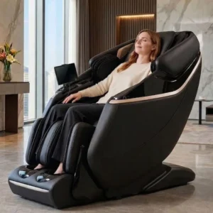 4D Smart Flexible Track Zero Gravity Massage Chair with Motorized Calf Kneading Full Body Massage Chair