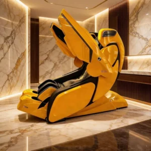 4D Zero Gravity Full Body Massage Chair with PU Leather Luxury Multifunctional Design