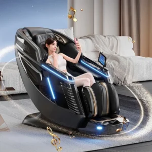 4D Zero Gravity Luxury Ai Massage Chair with Dual Core Heated Power Recliner