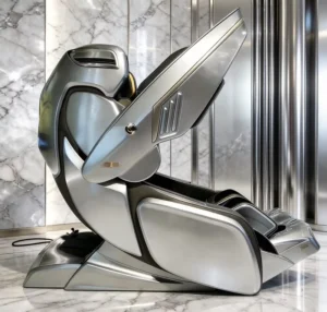 4D Zero Gravity Luxury Massage Chair with PU Leather Full Body Massage
