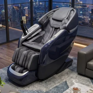 4D Zero Gravity Luxury Smart Sofa Air Pressure Shiatsu Heating Neck Head Foot Full Body Massage Chair