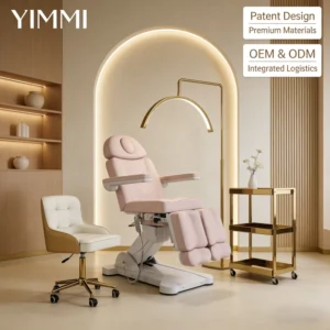 5 Motor Electric Adjustable Massage Chair for Facial Spa Pedicure Tattoo Treatment Physiotherapy 180 Rotation Beauty Clinic