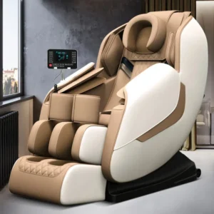 5D Elderly Shiatsu Recliner Luxury Sleep Aid Electric Zero Gravity Space Capsule Massage Chair with Hood