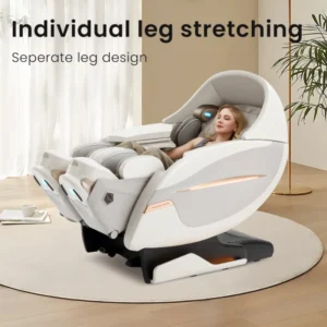 5D Sound Vibration Separate Legs Foot Recliner Full Body Massage Chair SPA