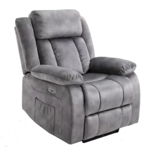 8 Point Massage with Adjustable Headrest Synthetic Leather Single Cinema Sofa Electric Recliner Sofa Chair