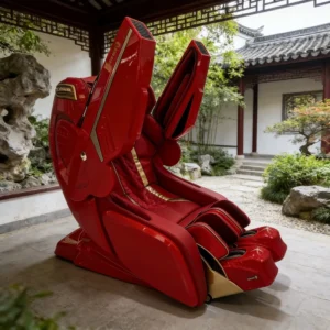 8D Zero Gravity Full Body Heating Airbag Infrared Therapy PU Leather Massage Chair