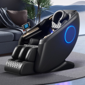 8d Fixed Jade Rollers Massage Chair with Zero Gravity Comfort and Heat Compress