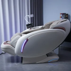 8d Luxury Full Body Massage Chair Zero Gravity Recliner Featuring Shiatsu Musical Modern Leather Design Neck Foot Massage Chair