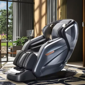 A518 4D Pro Air Suspension Zero Gravity Full Body Massage Chair with Hot Compress Bluetooth System Leg Massage