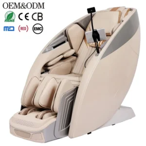 AI Deluxe Dual Core 4D Pro 0 Gravity Heating Flexible Sl Track Massage Chair With Zero Gravity Body Scan Luxury Massager Chair