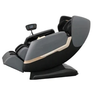 AI Massage Roller Robot 4D SL Zero Gravity Thai Stretch Massage Chair with Body and Foot Massager PU Leather