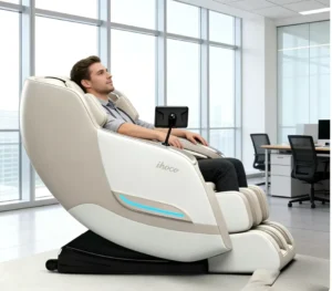 AI Smart Chip and 5 Major Automatic Programs Full body airbag Wrap Foot Roller Massage Zero gravity Massage Chair