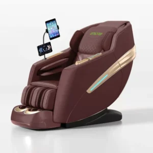 AI Smart Electric 3D Full Body Luxury PU Leather Shiatsu Massage Chair Zero Gravity Home Automatic Recliner Timing