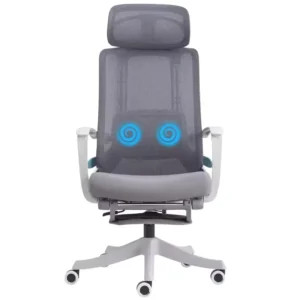 AI Smart Modern Design Office Chair with Massage Reclining Feature Dual-Use Computer Seat for Napping Sitting Made Mesh Foam PP