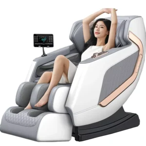 AI Voice Control Massage Chair for Sale Luxury 4D Zero Gravity Shiatsu Full Body Electric Heating Kneading Korean