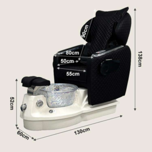 Adjustable Chair Salon Foot SPA Pedicure Salon Furniture Nail Lash Series 3
