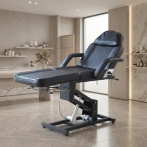 Adjustable Comfortable Modern Portable 3 Section Folding Tattoo Massage Bed Chair Electronic Beauty Metal Frame High Home Use
